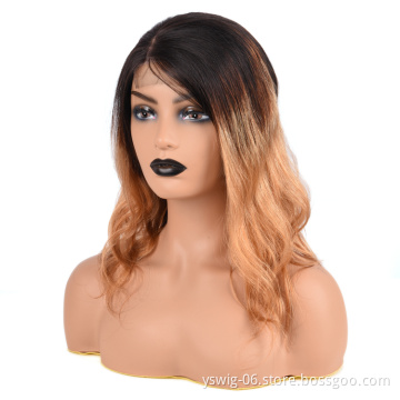 10A 12A Grade Thick End Cuticle Aligned Brazilian Hair Lace Front Wig, Real Unprocessed Mink Human Virgin Hair Wigs Vendors